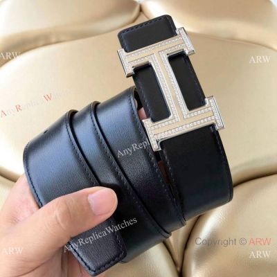 New Style Hermes DOUBLE SIDED Belt - Black and Brown Belts